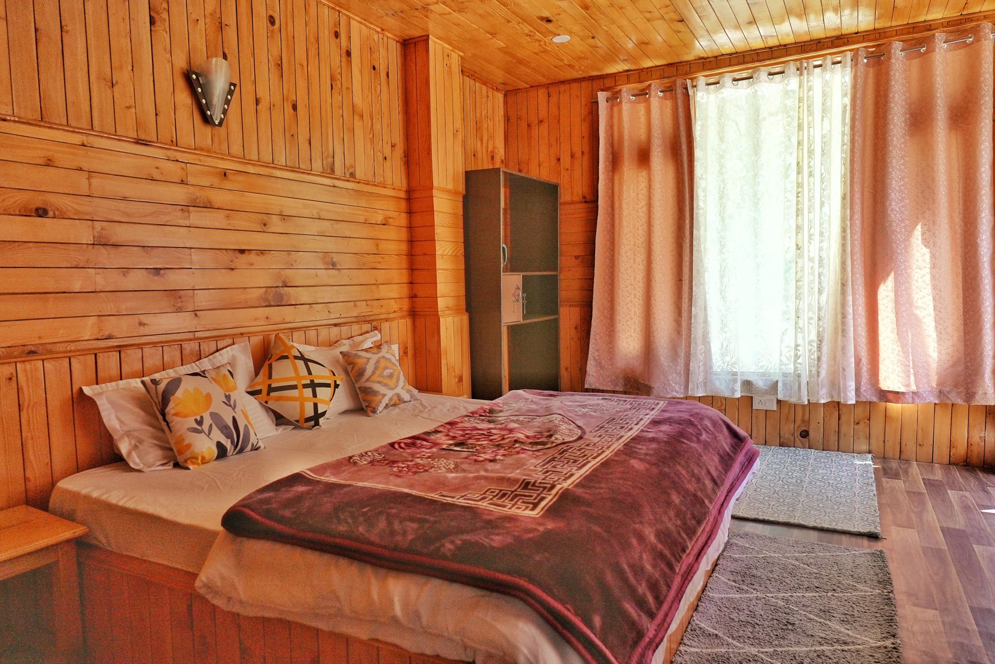 Spacious private spaces